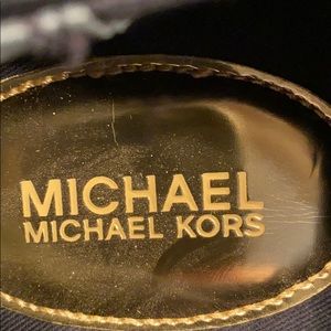 Michael Kors Black leather sneakers